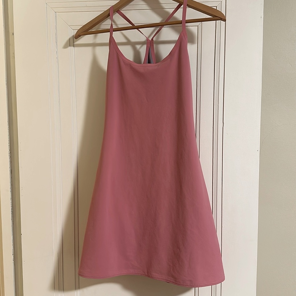 Outdoor Voices Exercise Dress.  S.  Dusty pink/gray.